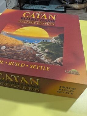 Catan Board Game Gallery Edition - Red/Yellow Box
